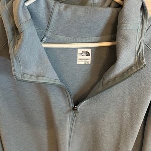 Long North Face zip up - like New